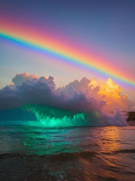 Rainbow Photography Nature, Rainbow Landscape, Savage Girl, Apt Decor, Rainbow Sunset, Rainbow Photography, Rainbow Mermaid, Beautiful Nature Wallpaper Hd, Days Like This