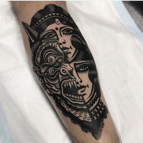 Black And Grey Traditional Tattoo, Traditional Tattoo Black And White, Traditional Black Tattoo, Native Tattoos, Traditional Tattoo Sleeve, Elbow Tattoos, 4 Tattoo, Polynesian Designs, Old School Tattoo Designs