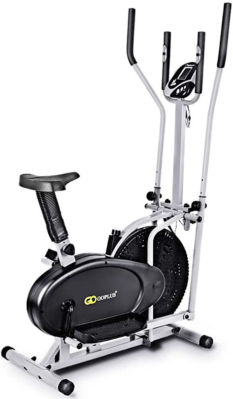 Amazon.com : Nightcore 2 in 1 Elliptical Fan Bike Dual Cross Trainer Machine, Workout Exercise Bike with Electronic Display Screen Adjustable Seat & Two Pairs of Armrests for Indoor Home Office Gym Use, Black : Sports & Outdoors Home Office/gym, Elliptical Workout, Office Gym, Cross Trainer, Exercise Bike, Biking Workout, Display Screen, Stationary Bike, Running Shoes