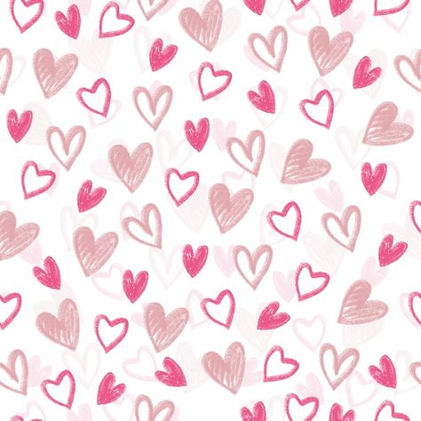 Fondo de patrón de garabato sin costuras... | Premium Vector #Freepik #vector #textura-amor #corazon-papel #textura-corazones #tarjeta-corazon Wallpaper Corazones, Hearts Wallpaper, Pink Quotes, Heart Wallpaper, Heart Patterns, Glow Up?, Premium Vector, Pink, Pattern