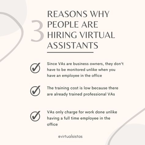 Virtual Assistant Advertisement, Why Hire A Virtual Assistant Quotes, Virtual Assistant Social Media Posts, Virtual Assistant Quotes Posts, Virtual Assistant Post Ideas, Virtual Assistant Content Ideas, Virtual Assistant Aesthetic, Virtual Assistant Quotes, Business Kit