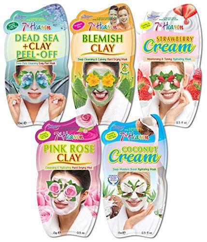 Clay Coconut, Clay Strawberry, Strawberry Face Mask, Dead Sea Mud Mask, Face Mask Aesthetic, Dead Sea Mud, Hydrating Face Mask, Skin Care Masks, Skin Care Face Mask