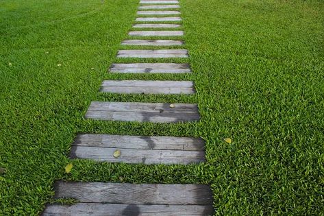 How to Add a Hardscape for Your Yard - Gardening Channel Backyard Walkway, Backyard Garden Layout, Walkways Paths, Pergola Ideas, Backyard Garden Landscape, Budget Garden, Garden Walkway, Healthy Lawn, Garden Path