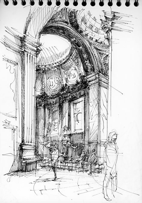 croquis architecture Saint-Sulpice 2 Croquis Architecture, Architectural Drawings, Gothic Architecture, Sketches Easy, Architecture Sketch, Art Portfolio, Toulouse, Architecture Drawing, Sketch