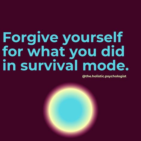 Dr. Nicole LePera (@the.holistic.psychologist) • Instagram photos and videos Psychologist Quotes, Dr Nicole Lepera, Nicole Lepera, Holistic Psychologist, Forgive Yourself, Survival Mode, Real Talk Quotes, Self Compassion, Forgiving Yourself