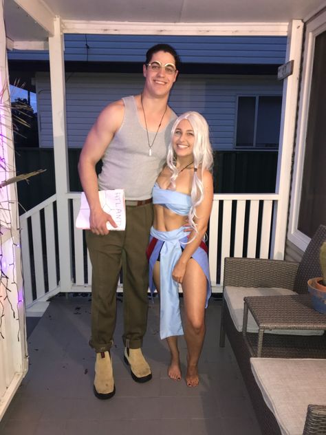 Milo And Kida Costume Halloween, Kida Milo Atlantis, Milo Thatch And Kida Cosplay, Milo Halloween Costume, Atlantis The Lost Empire Costume, Princess Kida And Milo Costume, Kida Halloween Costume Atlantis, Journey To Atlantis Costume, Lost City Of Atlantis Costume