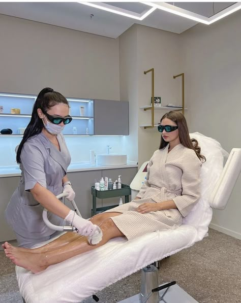 Laser Hair Removal Studio, Laser Hair Removal Room, Clinic Photoshoot, Ceo Portrait, Laser Depilation, Finance Girl, Laser Business, House Spa, Medical Esthetician