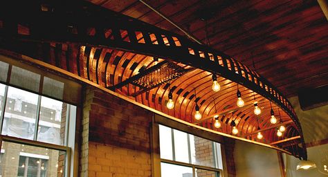 Cabin Bunkhouse, Rain Home, Canoe Rack, Boat Lights, Canoes, Coastal Interiors, The Ceiling, Restaurant Interior, Cabin Decor