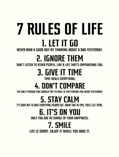 Life Quotes Positive, Change Your Life Quotes, Rules Of Life, Self Affirmations, 7 Rules Of Life, Life Change, Positive Self Affirmations, Quotes Positive, Change Your Life