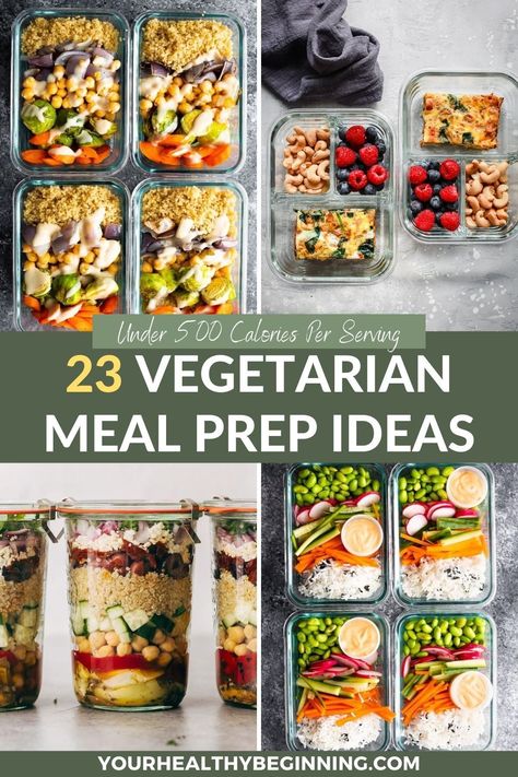 Veg Meal Prep, Veggie Meal Prep, Meal Prep For Beginners, Vegetarian Meal Plan, Vegetarian Meal Prep, Meal Prep Recipes, Meal Prep Ideas, Easy Healthy Meal Prep, Vegetarian Meal