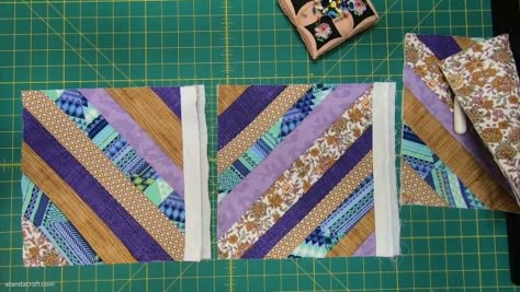 Easy Quilting Techniques, Quilt Meaning, Strip Quilt Patterns, Free Quilt Tutorials, Quilting Math, Easy Quilting, Quilt Blocks Easy, String Quilt, Quilt Sewing Patterns