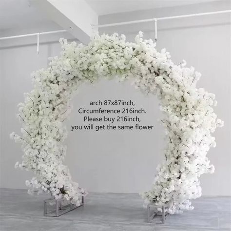 1. Click on each picture will jump to the corresponding style, 2, The price does not include Tax! 3. Please leave your phone number for parcel delivery! 4. If you need to customize, please message me, thank you! Bogenvilla Wedding Decor, White Flower Arch Wedding Outdoor, Expensive Wedding Decor, All White Wedding Arch Flowers, Hanging White Flowers Wedding Arch, Wedding Arch White Roses, Cherry Blossom Arch, Romantic Wedding Arch, Romantic Wedding Ceremony Decor