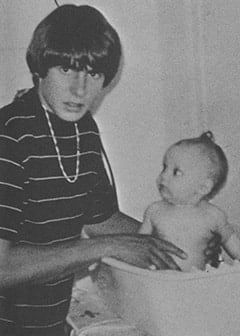 The Day Davy Jones Became a Godfather | 16 (December 1967) | Sunshine Factory | Monkees Fan Site John Lennon And Cynthia, Cynthia Lennon, Davy Jones Monkees, Julian Lennon, Jfk Airport, Answer To Life, Jones Family, Classic Rock And Roll, Beatles John