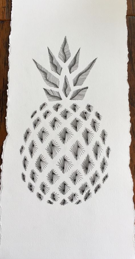 Zentangle pineapple Pineapple Drawings, Pineapple Sketch, Pineapple Drawing, Charcoal Artists, Minimalist Tattoo Ideas, Pencil Drawings For Beginners, Pencil Sketch Drawing, Pencil Drawings Easy, Doodles Zentangles