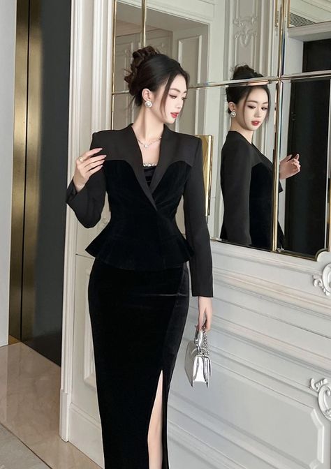 Black suit women