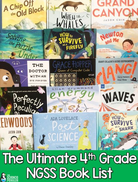 Fun Fourth Grade Activities, 4th Grade Science Classroom, Penguin Science, 4th Grade Homeschool, Grade 4 Science, The Science Penguin, Science Penguin, Science Homeschool, Fourth Grade Science