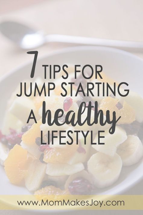 Diet and exercise can be such a struggle. These 7 tips for jump starting a healthy lifestyle will make it easier to get back on track! | Mom Makes Joy | healthy lifestlye | clean eating | working out | health and wellness Jump Start Diet, Healthy Lifestlye, Track Mom, Easy Juice Recipes, Low Blood Sugar, Get Back On Track, Diet And Exercise, Healthy Lifestyle Changes, Health Check