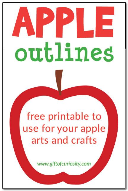 Apple Day Crafts Preschool, Apple Fingerplays Preschool, Small Group Apple Activities, Parts Of An Apple Craft Preschool, Apple Theme Preschool Lesson Plans, Apple Stamping Craft Preschool, Apple Stencils Free Printable, Apple Outline Printable, Apple Craft For Kindergarten