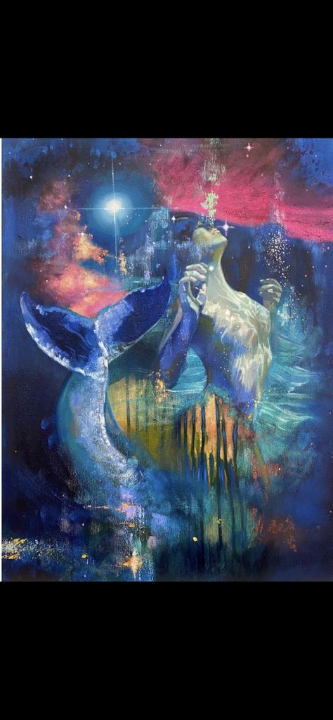 Elli Milan, Prophetic Painting, Milan Art, Abstract Portraits, Sea Life Art, My Fantasy World, Sustainable Art, Reach For The Stars, Our Future