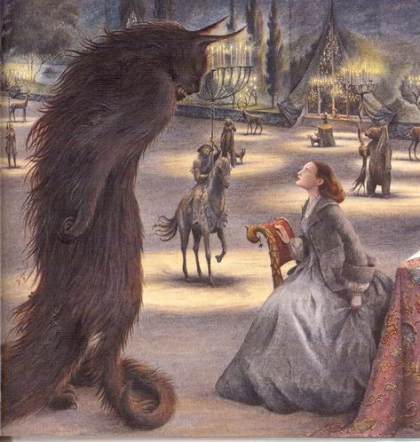 Beast. Angela Barrett, Autumn Poetry, Beauty And The Beast Art, The Beauty And The Beast, Cupid And Psyche, Fairytale Illustration, Fairytale Art, Art And Illustration, Folk Tales