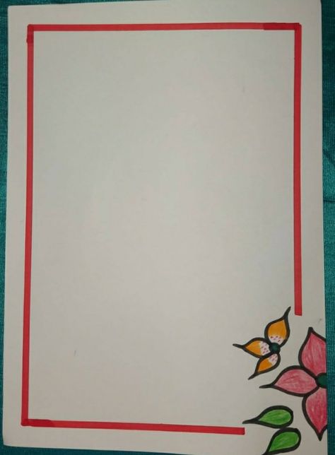 Bond Paper Border Design Simple, Boarders Designs For Projects, Diwali Drawing, File Decoration Ideas, Creative School Project Ideas, Colorful Borders Design, Paper Art Design, Bond Paper Design, Alphabet Letters Design