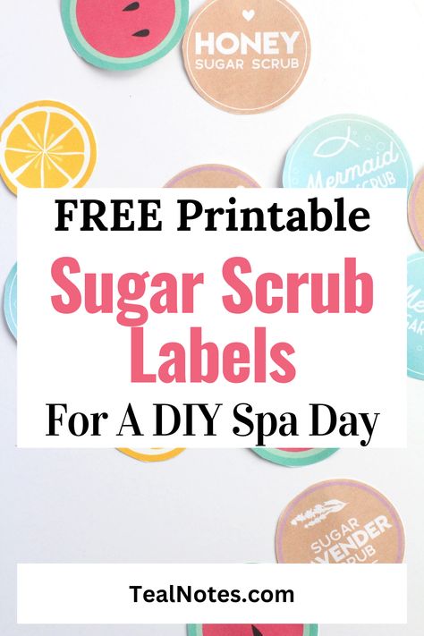 Body Scrub Labels Free Printable, Body Butter Labels Free Printable, Body Scrub Labels Design, Sugar Scrub Labels Printable Free, Strawberry Sugar Scrub, Sugar Scrub Labels, Body Scrub Labels, Cna Week, Homemade Sugar Scrubs