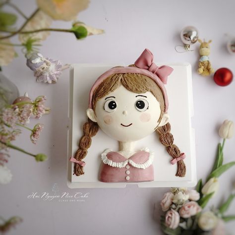 Nice Cake, Modern Cake, Frozen Birthday Cake, Korean Cake, Birthday Cartoon, Modern Cakes, 3d Cakes, Cartoon Cake, Half Birthday