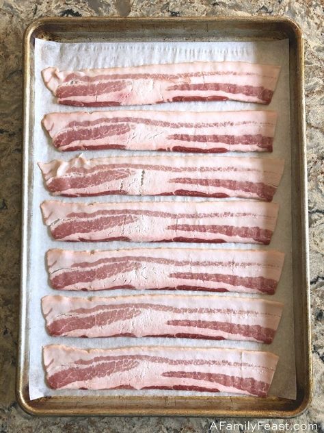 Easy Cooking Recipes Healthy, Family Cooking Recipes, Bake Bacon, Cooking With Kids Easy, Perfect Bacon, Mini Peppers, Cooking Recipes For Dinner, Bacon In The Oven, Man Cooking