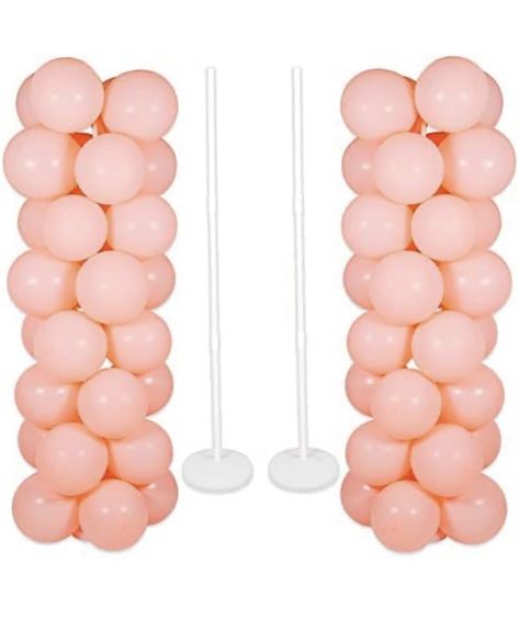 2 Sets Thicken Adjustable Balloon Column Stand Kit Base and Pole Balloon Tower Decorations Balloon Column Stand, Decorations For Baby Shower, Party City Balloons, Decorations For Wedding, Balloon Tower, Balloon Columns, Party Needs, Party City, For Your Party