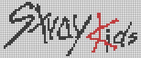 Skz Logo, Easy Pixel Art, Pixel Drawing, Pix Art, Pixel Art Grid, Pixel Crochet, Tapestry Crochet Patterns, Pola Kristik, Pixel Art Design