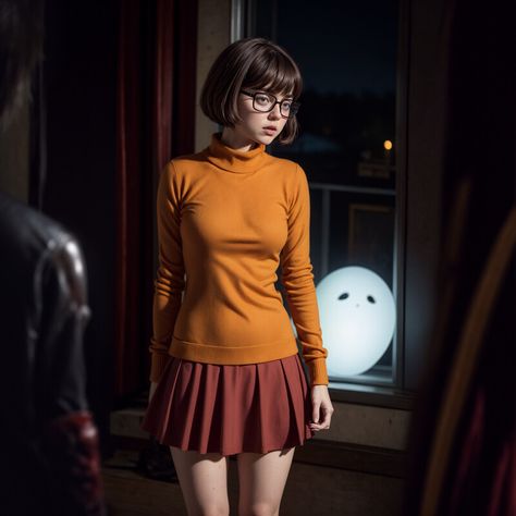 ArtStation - Velma Dinkley Velma Fanart, The Vampire Diaries Jeremy, Scooby Doo Halloween Costumes, Velma Cosplay, Scooby Doo Halloween, Velma Dinkley, Digital Imaging, Comics Girls, Geek Girls