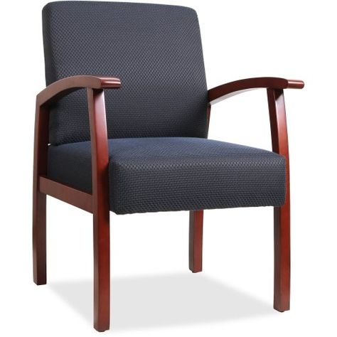 Office Chair From Amazon -- Click on the image for additional details.(It is Amazon affiliate link) Office Guest Chairs, Conference Room Chairs, Ergonomics Furniture, Guest Chair, Black Chair, Blue Chair, Chair Bed, Blue Wood, Diy Chair