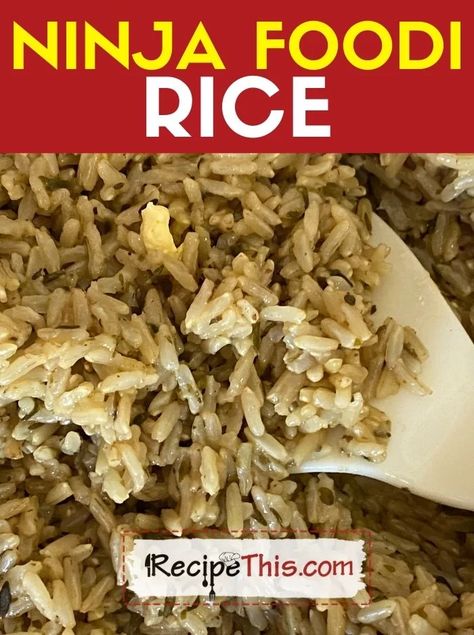 Ninja Foodi Brown Rice Ninja Foodi Rice, Barbecue Pulled Pork Recipe, Ninja Foodi Recipes, Best Instapot Recipes, Brown Rice Recipe, Delicious Meatloaf, Plain Rice, Easy Mashed Potatoes, Easy Rice