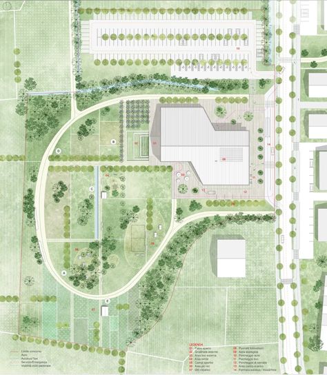 Farm Masterplan, Urban Farming Architecture, Masterplan Architecture, Landscape Architecture Diagram, Landscape Architecture Plan, Rural Architecture, Farm Plans, Pool Landscape, Urban Landscape Design