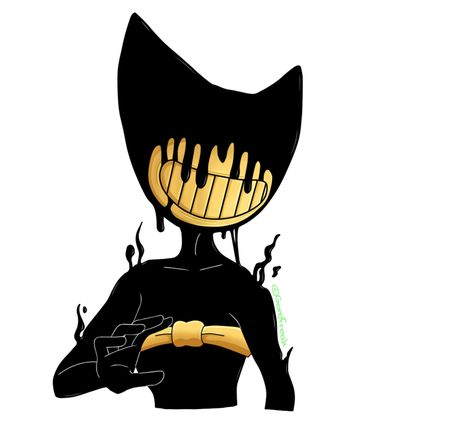 Batim Fanart, Ink Demon, Alice Angel, Just Ink, Ink Splatter, Demon Art, Bendy And The Ink Machine, Old Cartoons, Video Game Art