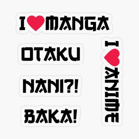 Anime Sticker Ideas Design, Anime Sticker Art, Anime Sticker Pack Printable, Anime Stickers Manga, Anime Stickers Pack, Baka Anime, Cute Anime Stickers, Manga Stickers, Pins Anime