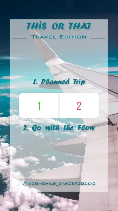 Travel Edition: Planned Trip or Go with the Flow Instagram Polls, Story Planning, Travel Marketing, Travel Facts, Interactive Stories, Go With The Flow, Public Transportation, Fancy Restaurant, Rent A Car