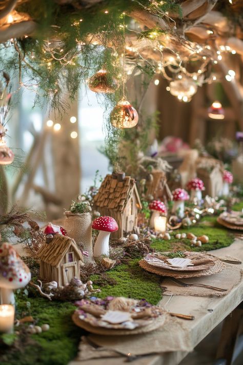 🌳 Step into a magical forest with the Whimsical Woodland baby shower theme! Decorate with trees, woodland creatures, and fairy lights. 🦊 Include activities like a nature scavenger hunt and serve forest-inspired treats. Let's create a baby shower that's a woodland wonderland! 🍄🧚‍♂️ Woodlands Theme Centerpieces, Forest Fairy Bridal Shower, Enchanted Forest Baby Shower Backdrop, Fairy Inspired Decor, Enchanted Baby Shower Centerpieces, Fairy Themed Decor, Fairy Woodland Birthday Party, Whimsical Forest Baby Shower, Garden Fairy Baby Shower Ideas