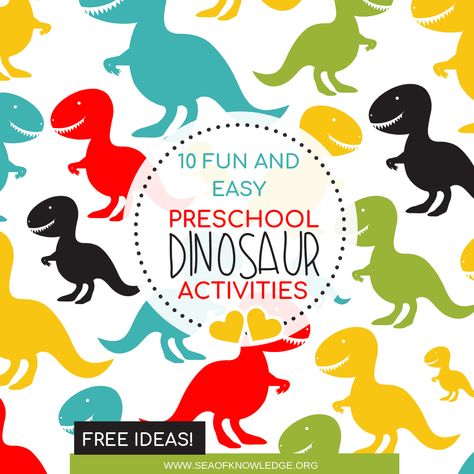 Kids love dinosaur activities! We've gathered the most exciting games and dinosaur activities you can use with your preschoolers. Opposites Activities, Preschool Dinosaur Activities, Dinosaur Activities For Kids, Preschool Dinosaurs, Dinosaur Theme Preschool, Dinosaur Activities Preschool, Games Preschool, Tracing Activities, Dinosaurs Preschool