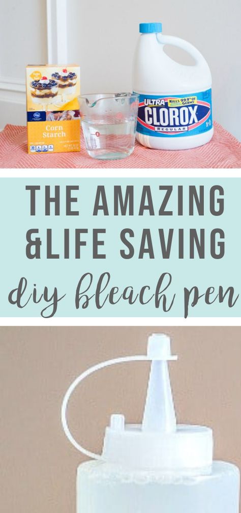 Diy Bleach Pen, Bleach Pen Designs, Clorox Bleach Pen, Bleach Pen Diy, Homemade Bleach, Diy Bleach, Diy Stain Remover, Clorox Bleach, Happy Money