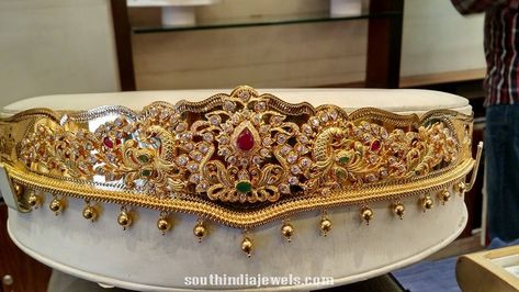 Latest Vaddanam Designs, Vaddanam Designs, Waist Jewelry, Gold Jewelry Simple Necklace, Gold Bridal Jewellery Sets, Gold Jewelry Stores, Gold Wedding Jewelry, Wedding Jewellery Collection, Gold Bride Jewelry