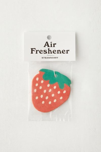 Three Potato Four Strawberry Air Freshener | Urban Outfitters Funny Car Bumper Stickers, Air Fresh, Car Deco, Room Smells, Games Party, Car Freshener, Car Bumper Stickers, Sweet Fragrances, Sweet Scents