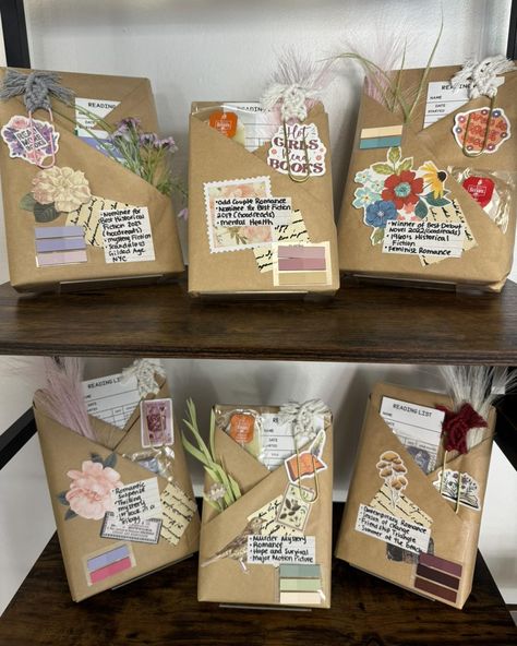 where are all my book lovers at!? Introducing… Blind Date With A Book from Daybreak Macrame. Treat yourself or pick this up as a gift for someone! 📚😁 #blinddatewithabook #boutique #giftshop Blond Date With A Book, Homemade Gifts For Book Lovers, Book Business Ideas, Blind Date Book Ideas, Diy Gifts For Book Lovers, Blind Date With A Book Ideas Wraps, Homemade Gift Ideas For Friends, Crafts For Book Lovers, Blind Date With A Book Ideas