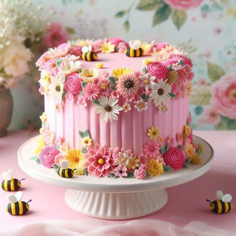 Roblox Cake, Fairy Theme, Food Decorations, Designer Cakes, Flan Recipe, Spring Cake, Cake Decorating Designs, Beautiful Cake, Dreamy Art