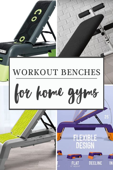 Want to build a home gym in your small space? These are theh best small workout benches for a home gym at an affordable price and high quality! 21 Day Fix Challenge, Building A Home Gym, Arm Workouts At Home, Workout Bench, 21 Day Fix Extreme, To Build A Home, Cardio At Home, Leg Workouts, Build A Home