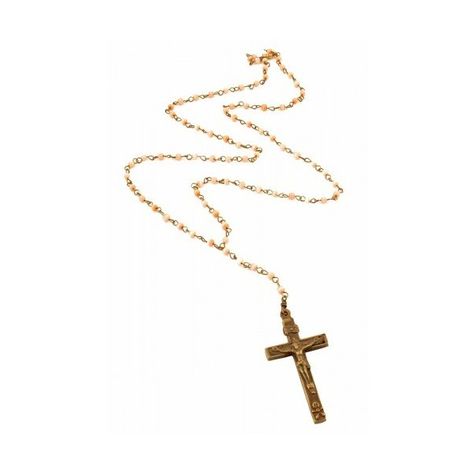 EXCLUSIVE VINTAGE Rosary Beads Cross Necklace - ROCK 'N ROSE (965 ARS) ❤ liked on Polyvore featuring jewelry, necklaces, accessories, fillers, vintage necklace, vintage cross necklace, crucifix necklace, vintage jewellery and bead necklace Rosary Png Aesthetic, Cross Necklace Png, Crucifix Jewelry, Necklaces Cross, Beading Necklaces, Vintage Cross Necklace, Vintage Rosary, Cross Png, Necklaces Beaded