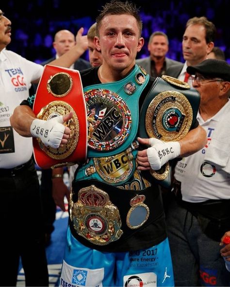 Ggg Boxing, Triple G, Gennady Golovkin, Hiit Workout Routine, Boxing Images, Boxing Ring, Ufc Boxing, Boxing Posters, Eddie Guerrero