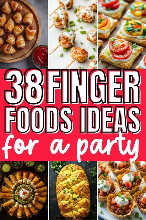 Check out these totally easy finger foods for your party. If you are hosting a Christmas party, New Year's party, baby shower party, grad party or any get together, make these simply delicious and easy finger food recipes. Party Snack Foods Appetizers, Easy To Eat Party Food, Easy Party Trays Finger Foods, Linger Longer Ideas Lds Parties Food, Finger Foods To Take To A Party, Easy Delicious Finger Foods, Easy Snack To Bring To Party, Finger Party Food Easy, Hosting Finger Foods