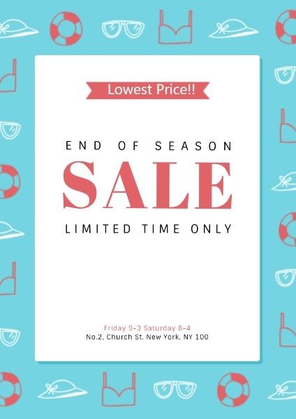 Free End of Season #Sale #Poster #Template | Announce your latest #deals and #discounts with a professional sale poster. Click this image to start customizing and find more #templates with Fotor Online Design Maker. Design Layouts, Graphic Ideas, Design Themes, Design Maker, Poster Layout, Poster Templates, Poster Maker, End Of Season Sale, Free Templates