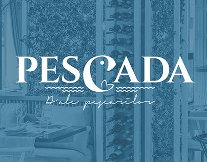 Pescada | Mediterranean Restaurant Mediterranean Restaurant Logo, Mediterranean Restaurant Branding, Mediterranean Branding, Mediterranean Logo, Mediterranean Restaurant Design, Resturant Logo, Interior Design Mediterranean, Greek Fish, Architecture Industrial